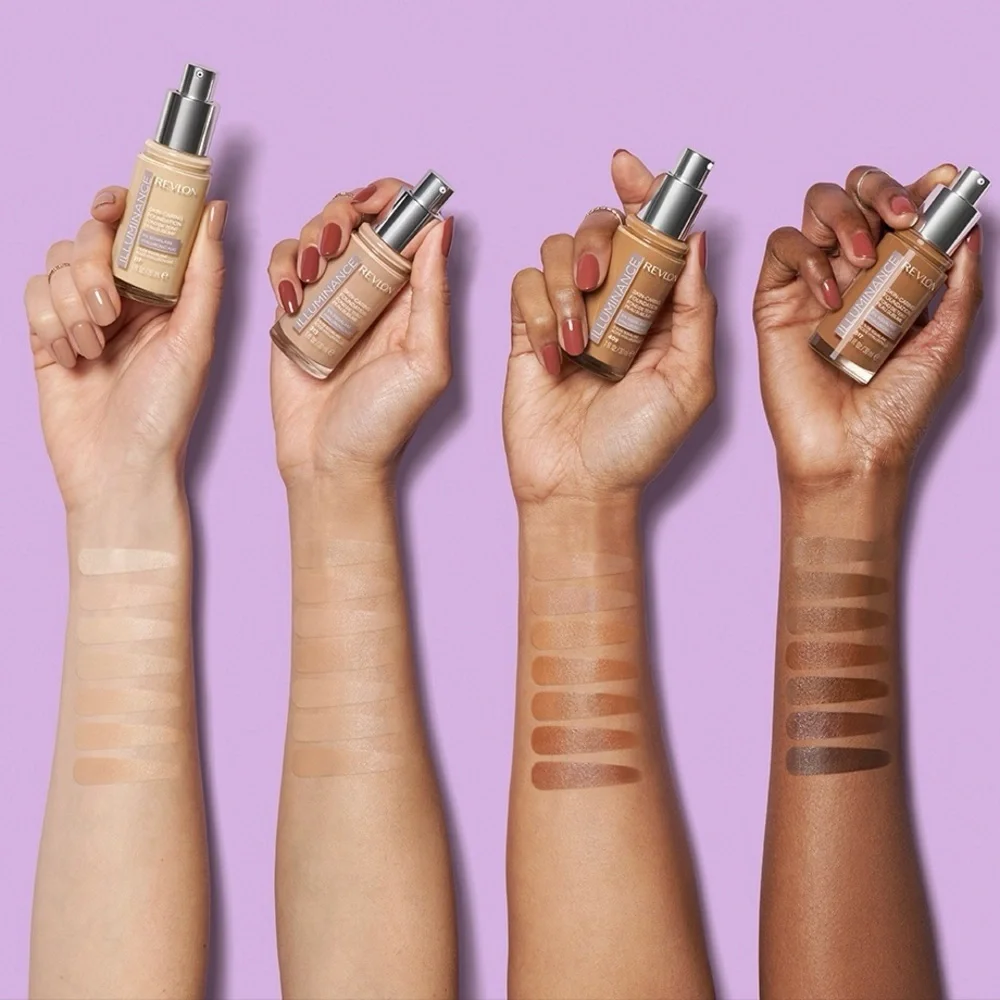 3/$12 Revlon 513 Brown Suede Illuminance Skin Caring Foundation 1oz